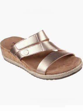 Skechers Martha Stewart Women's Rose Gold Breezie Slide Sandals 9M
